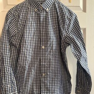 Vineyard Vines Blue and White Checkered Shirt